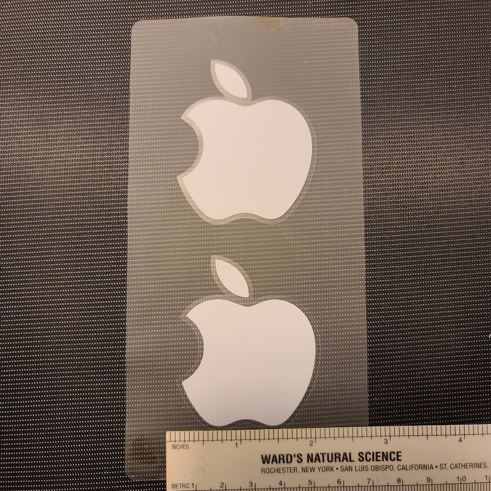 Genuine Apple Logo Sticker-Set Of 2-New B-B1